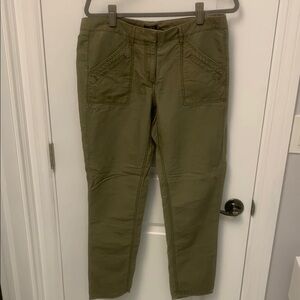 Olive Green Casual Pants
